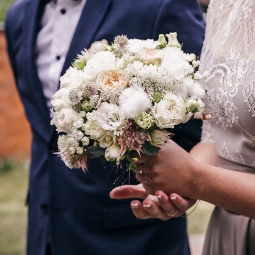 Bridal bouquet White Touch